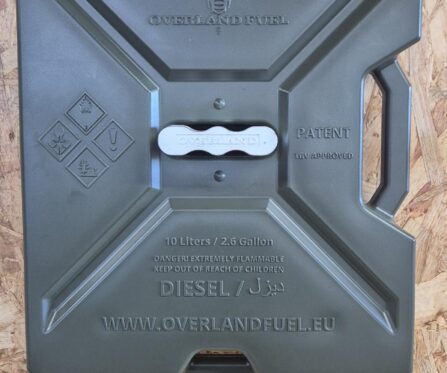 Overland Diesel 10 L/2.6 Gallon Diesel Can--Military Green