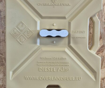 Overland Diesel 10 L/2.6 Gallon Diesel Can--Desert Yellow