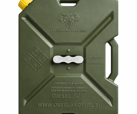 Overland Diesel 10 L/2.6 Gallon Diesel Can--Military Green