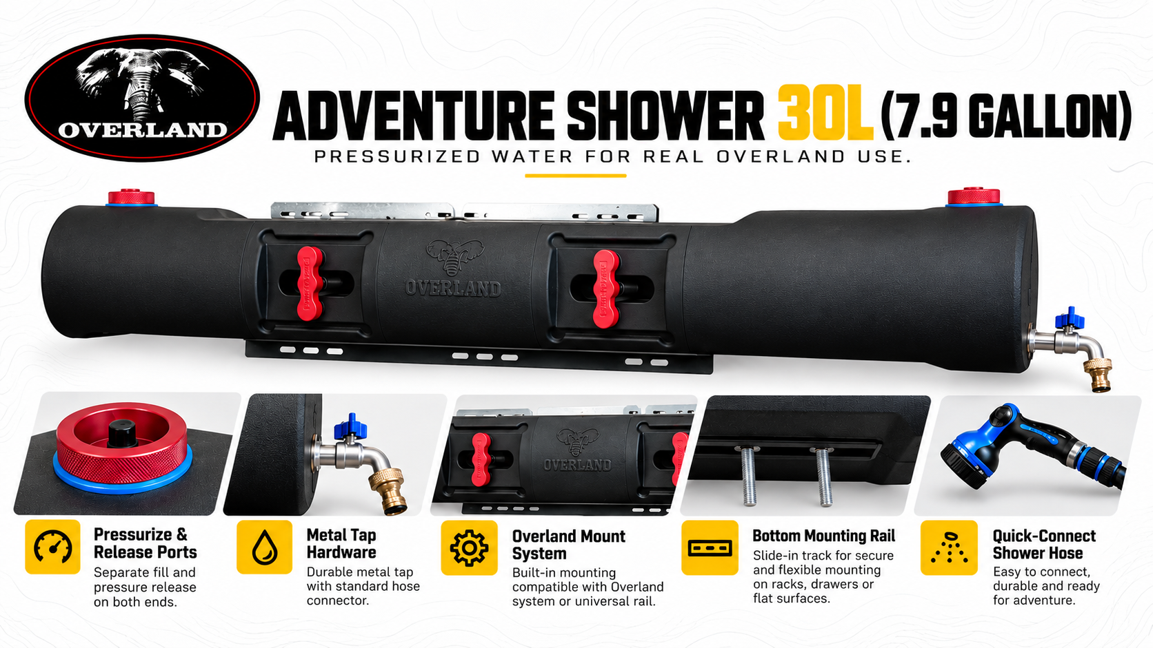 Overland Adventure Shower 30L product offer